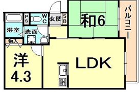 セジュール甲東IIの間取り画像