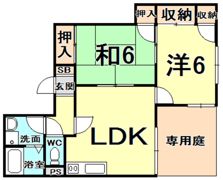 オクト甲子園口の間取り画像