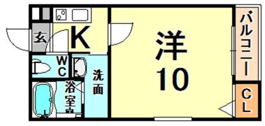 フジパレス出屋敷II番館の間取り画像