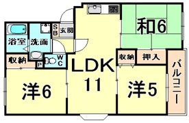 シャトー滝内の間取り画像