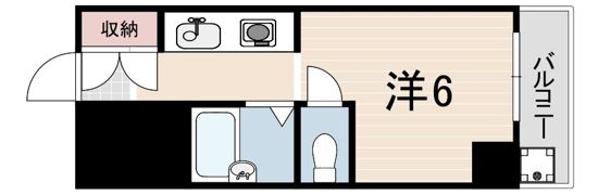 ビレ伊丹3110の間取り画像