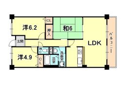 夙川レッチオ・レジデンツァの間取り画像
