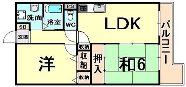 ローレルIZUMIの間取り画像