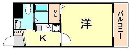 グラージェ三宮の間取り画像