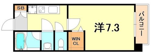 アーバングリーン神戸元町の間取り画像