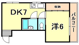 フェリーチェ割塚の間取り画像