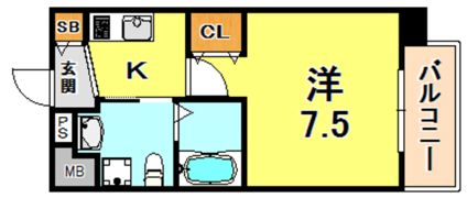 ウォークワンミニッツ王子公園の間取り画像