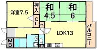 アルカディアの間取り画像
