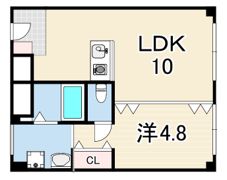 icrossAM西宮の間取り画像
