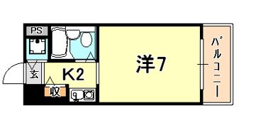 ハーバーヒル大倉山の間取り画像