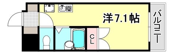 ハーバーステージ神戸元町の間取り画像