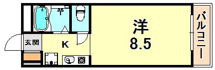 萌NAKATANIの間取り画像