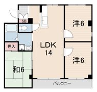 御園第六マンションの間取り画像
