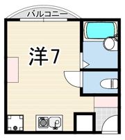 北野町マンションの間取り画像
