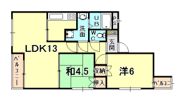 アヴニール苦楽園の間取り画像
