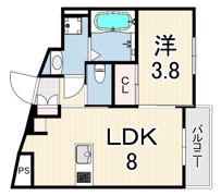ウィンクルム西宮の間取り画像