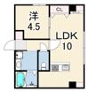 Kパラッツォ尼崎駅前の間取り画像