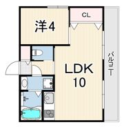 Kパラッツォ尼崎駅前の間取り画像