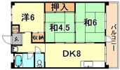 魚崎コーポの間取り画像