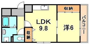 サントル上沢の間取り画像