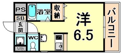 サンロード武庫之荘の間取り画像