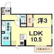 Amber Cube Aの間取り画像