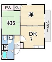 ハイツKINOENEの間取り画像