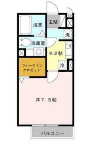 リバーハイツ B棟の間取り画像