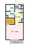 リバーハイツ B棟の間取り画像