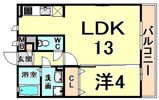オッツ荒牧南の間取り画像