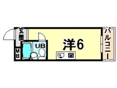 ダイドーメゾン塚口IIIの間取り画像