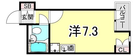 兼久マンションの間取り画像