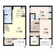 ヴィラ・ペティロッソ芦屋の間取り画像