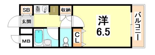 シャルマンフジ御影弐番館の間取り画像