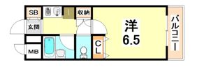 シャルマンフジ御影弐番館の間取り画像