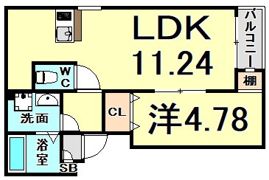 ブロンテ武庫川の間取り画像