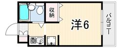 エクセレント武庫川の間取り画像