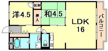 サンロイスの間取り画像