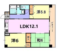 サムティ神戸浜崎通の間取り画像