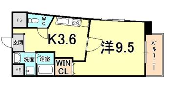 キャッスルプラザ甲子園アネックスの間取り画像