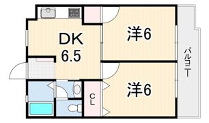 ホープ愛宕Iの間取り画像