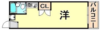 ブランキューブ塚口の間取り画像