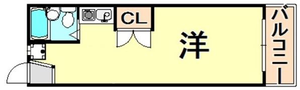 ブランキューブ塚口の間取り画像