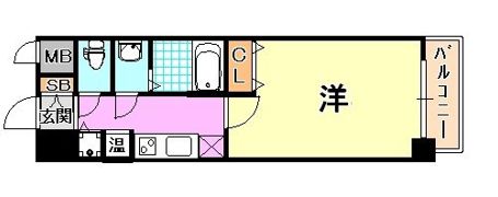 レオンコンフォート神戸西の間取り画像