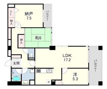 芦屋ガーデンの間取り画像