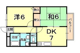 ハイム桜谷の間取り画像