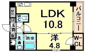 セレニテ甲子園Iの間取り画像