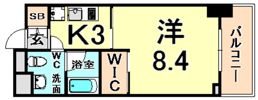 ベルファース尼崎の間取り画像