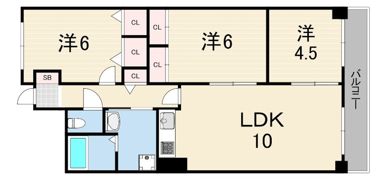 プレミール西宮の間取り画像