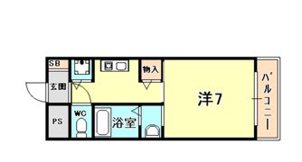 甲東リンガの間取り画像